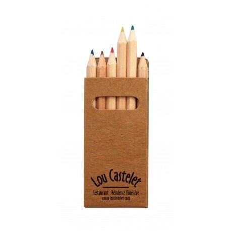 Boxes densemble 4 crayons de couleur - 100 unit&eacute;s - standard.