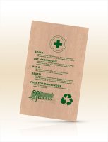 Biodegradable bag for toilet cloths