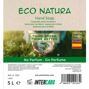 Jabon de manos Eco Natura, Garrafa de 5L