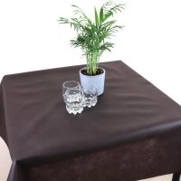 Rolle mit Einweg Tischdecken vorgeschnitten quadratisch (120 x 120cm) Non Woven Spinnvlies | 40 Tischdecken