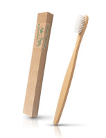Bamboo toothbrush in a box