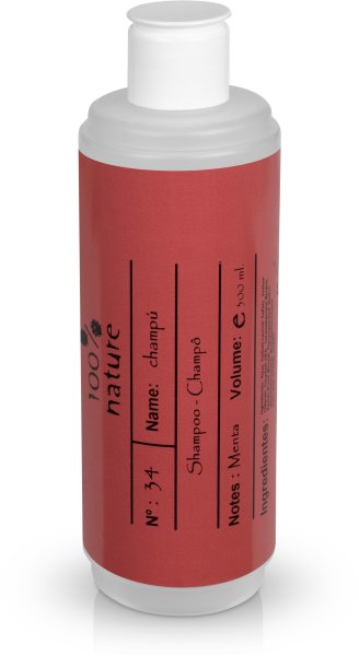 Nachf&uuml;llbare Spenderflasche 400ml, gef&uuml;llt mit Bio-Shampoo (nachf&uuml;llbar) | Neutral