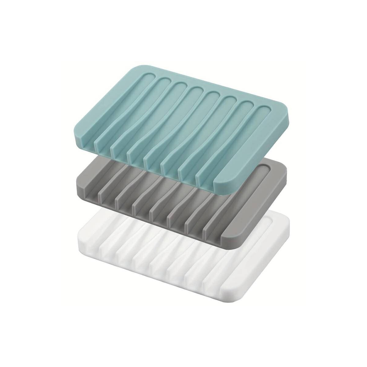 Flexible gray silicone tray