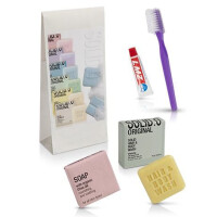 Solid.O Badezimmer-Set mit Dental-kit | 24 Stück