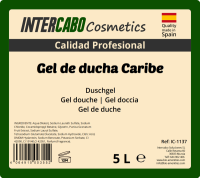 Gel de Ducha Caribe de Intercabo Cosmetics con Granada - Bid&oacute;n de 5L