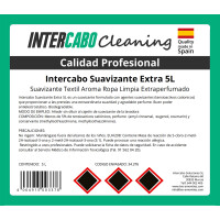 Intercabo Suavizante Extra, Garrafa de 5 - 25L – Fabricado en España