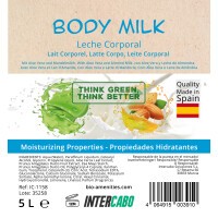 Body Milk con Aloe Vera y Leche de Almendras, Garrafa 5L