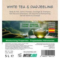 Gel y Champú Té Blanco & Darjeeling en Garrafa de 5L