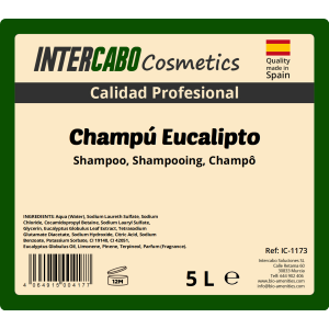 Intercabo Cosmetics Champú Eucalipto en Bidón de 5L