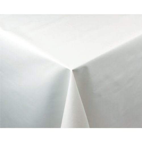 Nappe blanche lisse.